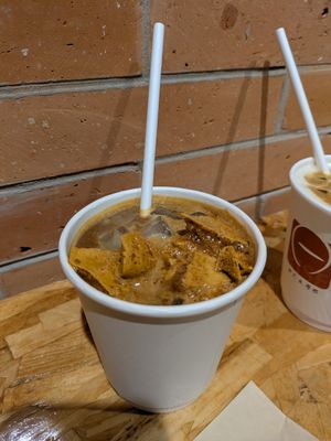 Iced Caramel Latte at 日Rise in Macau