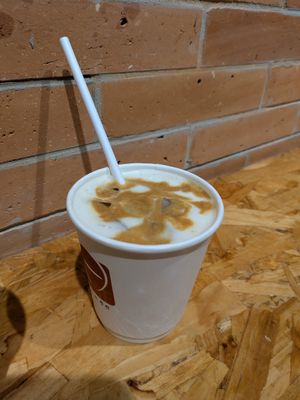 Iced Soy Latte at 日Rise in Macau