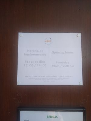 Opening times at Amuni Green Bar in Santa Cruz De Graciosa