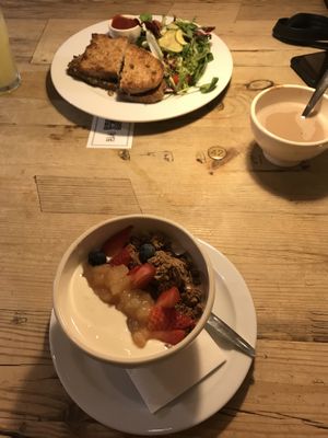   at Le Pain Quotidien in Liege