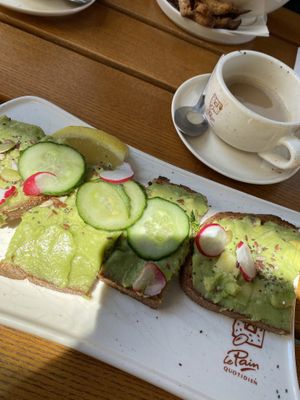  at Le Pain Quotidien in Liege