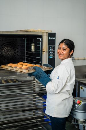 Bakery at Canvas V in New Delhi