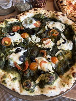 Pesto pizza   at Canvas V in New Delhi