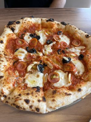 Margarita pizza   at Canvas V in New Delhi