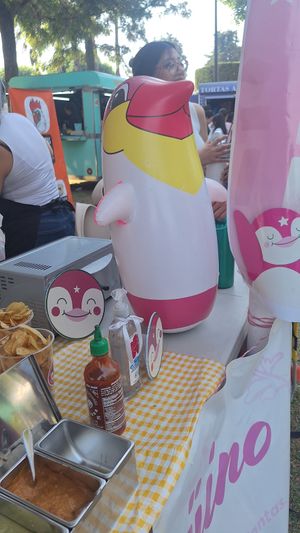 Me los encontré en un evento de la ULAP 🐧❤️✨️ at Pinogüino Gastronomía Sustentable in San Andres Cholula