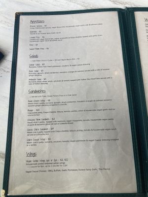 New separate vegan menu  at Twisted Root in Eagle