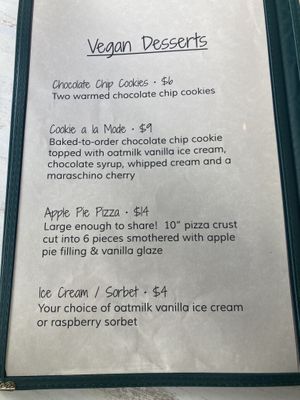 New separate vegan menu  at Twisted Root in Eagle