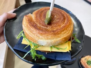 Croissant sandwich at Margo's Amsterdam Bellamy - Oud-West in Amsterdam