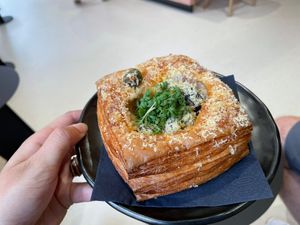 Harissa olive and cheese - loved this one at Margo's Amsterdam Bellamy - Oud-West in Amsterdam