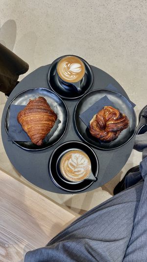 Normal croissant, tahini bun  at Margo's Amsterdam Bellamy - Oud-West in Amsterdam