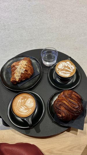 Almond croissant, layered briochee  at Margo's Amsterdam Bellamy - Oud-West in Amsterdam