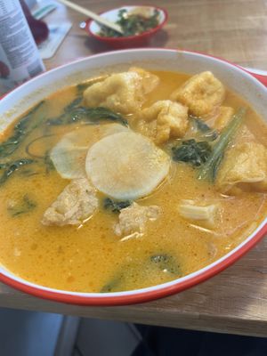 Tom yum   at Malatang Express in Durham