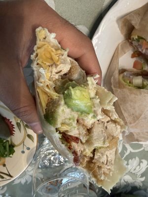 spicy vegan wrap  at Filoncino Cafe  in Red Bank