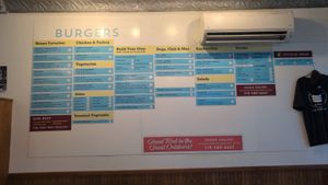 Menu at Mama's Boy Burgers in Tannersville