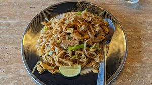 Off-menu Pad Thai at Godbit in Vik I Sogn