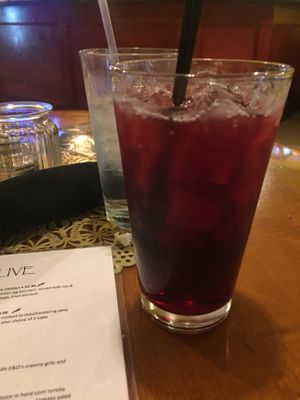 Hibiscus ginger punch. Sweet. Recommend ! at Evelyn and Olive - Delivery only in Memphis