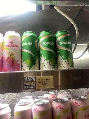 Yummy!!! 😋 Guanábana Drink Spotted - Today I Learned It’s Soursop Oops 🤭   at SFO - Napa Farms Market - T2 Gate D & International TG Gate G3 in San Francisco