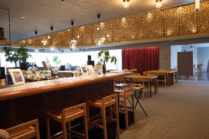 Bar/Entrance to dining area at Hotel Mazarium in Morioka