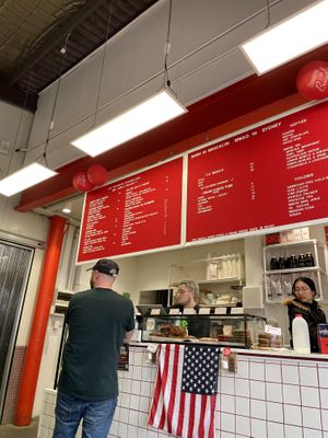 Menu  at Brooklyn Boy Bagels in Marrickville