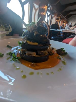 Eggplant ratatouille at Moshulu in Philadelphia