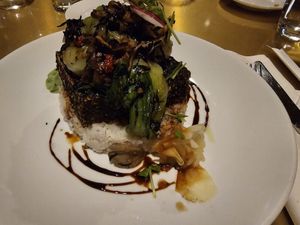 Pan Seared Tofu at Moshulu in Philadelphia