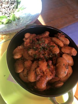 Big beans at Tranquilo in Santorini