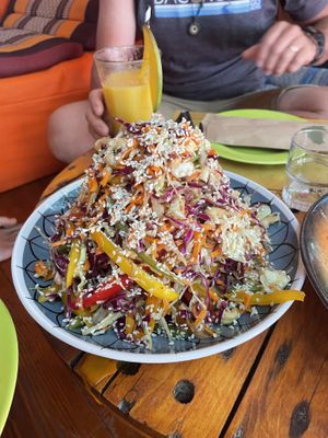 Salad   at Tranquilo in Santorini
