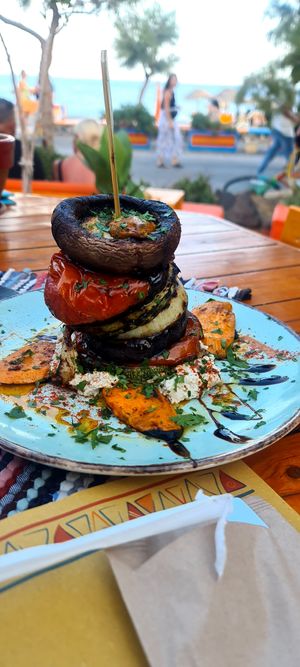 Vegan veg stack el templo  I think 🤔 at Tranquilo in Santorini