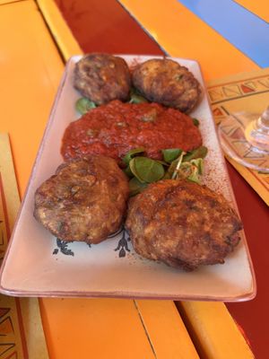 Veggie Balls of the Week  at Tranquilo in Santorini