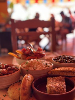 Yes! Greek Thali  at Tranquilo in Santorini