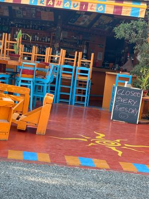 Came all the way from Fira to find out it‘s closed… no information online…  at Tranquilo in Santorini