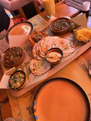 Vegan tacos  at Tranquilo in Santorini