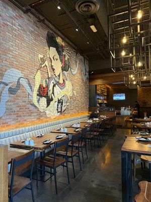 Indoor Mural  at JINYA Ramen Bar in Canoga Park