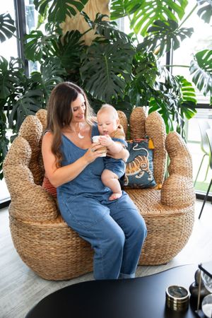 Family friendly, even have babyccinos :) at Cafe Mata in Wilmington