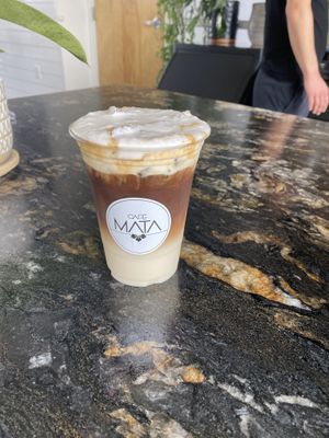 Salted Vietnamese Latte  at Cafe Mata in Wilmington