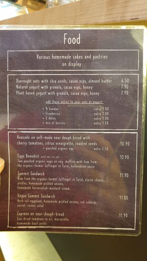 Vegan Summit Sandwich 👌 at Summit & Friends in Innsbruck