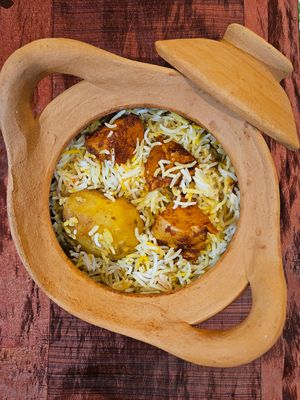 Vegan chicken tikka biryani - the best-seller at Ubuntu Eat in Phuket