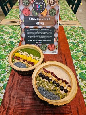 Smoothie bowls at Ubuntu Eat in Phuket