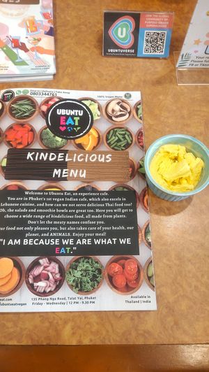 Delicious Mango Nice cream at Ubuntu Eat in Phuket