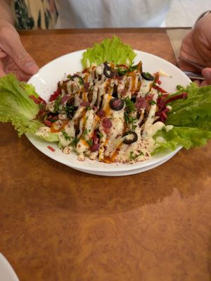 Shwarma salad with ch*kn at Ubuntu Eat in Phuket