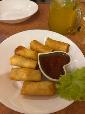 Spring rolls  at Ubuntu Eat in Phuket