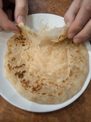 Plain Plain Paratha, 50฿ at Ubuntu Eat in Phuket