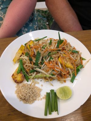 Phad Thai with tofu at Ubuntu Eat in Phuket