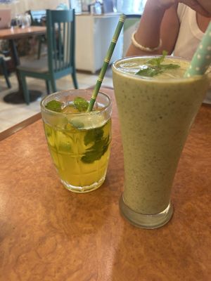 Health shake and tropical burst   at Ubuntu Eat in Phuket