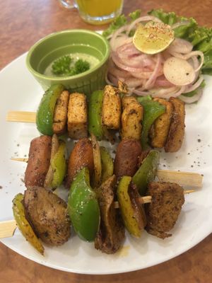 Kebab platter  at Ubuntu Eat in Phuket