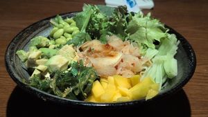 Vegan bowl at Kawachi Sushi & Bar in Leesburg