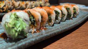 Unicorn roll at Kawachi Sushi & Bar in Leesburg