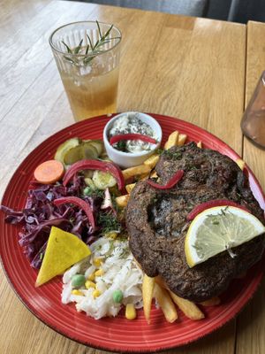 fish alternative   at Plażka in Gdansk