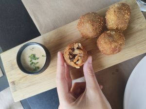 Haggis vegano at Restaurante Curral Do Marqués in Rianxo