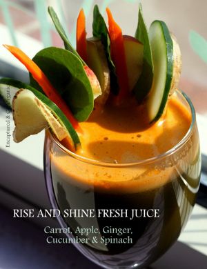 RISE AND SHINE JUICE!!  at Sprouts Cafe in Gastonia